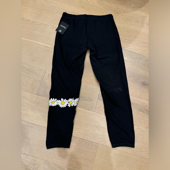 Lauren Moshi Medium Peace Sign & Faces Black Joggers. ⚡️☮️ - Picture 2 of 4